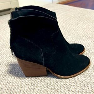 Black Suede Booties